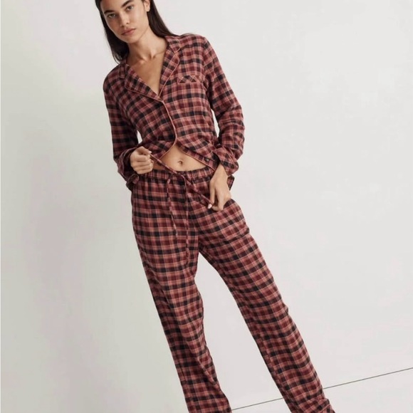 Women’s Madewell flannel pajama set, size small - Picture 4 of 5